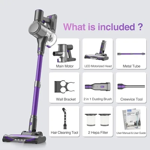 Stick Vacuum C10 — Purple