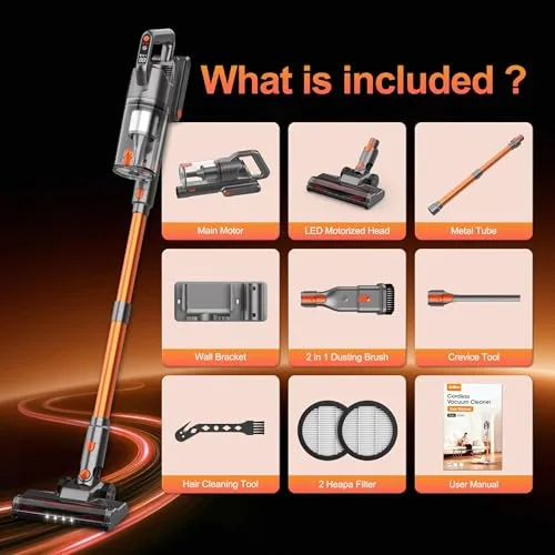Stick Vacuum C11 — Orange